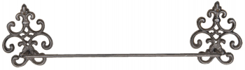 Suport fier forjat maro pentru prosoape 58 cm x 6 cm x 15 h 