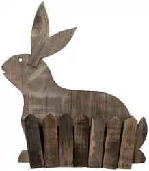 Suport ghivece flori din lemn maro 31 cm x 12 cm x 36 h 