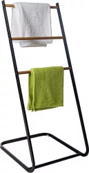 Suport prosoape metal negru natur Zonker 40x37.5x89 cm 