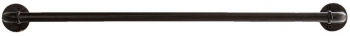Suport prosop de perete fier maro 62x8x5 cm 