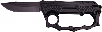 Briceag de vanatoare IdeallStore® Battlestar Blade otel inoxidabil 21.5 cm negru 