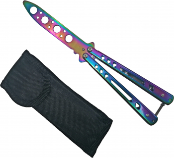 Briceag fluture Rainbow Clash antrenament 22 cm 