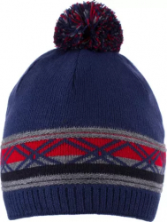 Caciula baieti din tricot captusita 8-12 ani CCB-720-26 Albastru 