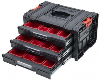 Cutie organizator cu 3 sertare Qbrick System Pro Drawer Toolbox Expert 450x320x240 mm 
