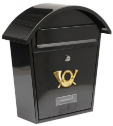 Cutie postala Vorel 78585 otel 380x320x105mm Negru 2 chei 