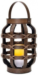 Felinar cu lumanare Led Home LTN 21 1 x Led rattan artificial 
