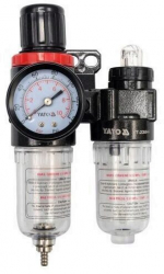 Filtru aer cu reductor si rezervor de ulei pentru compresoare Yato YT-2384 prindere 1/4 