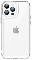 Husa Compatibila cu Apple iPhone 12 Pro Max iberry Space Rama Silicon Transparent 