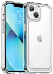 Husa Compatibila cu Apple iPhone 14 iberry Space Rama Silicon Transparent 