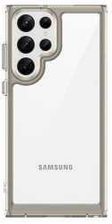 Husa Compatibila cu Samsung Galaxy S22 Ultra iberry Space Rama Silicon Transparent 