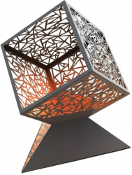 Incalzitor de terasa/gradina Krodesign KRO-1081 Otel Negru inaltime 1160 mm grosime 3 mm 