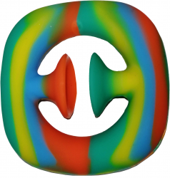 Jucarie antistres senzoriala cauciuc 6 cm multicolor 