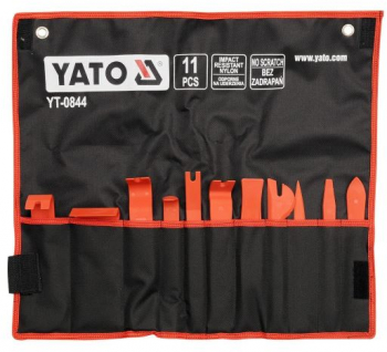 Kit pentru demontare ornamente si tapiterie auto Yato YT-0844 11 piese 