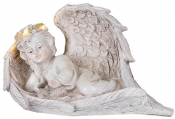Lampa solara Strend Pro Angel Wings 24.5x12.5x14.5 cm Led ceramica 