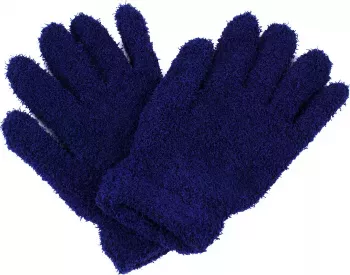 Manusi flausate pentru fete 10-12 ani MF-720-157 Bleumarin 