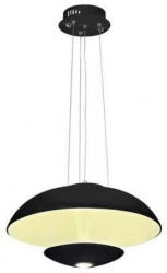 Pendul Vista Black 24 W Led diametru 450 mm 4000 k 1500 lm aluminiu inaltime 1200 mm 