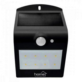 Reflector LED cu panou solar cu senzor de miscare negru Home FLP 2/BK Solar 1200 mAh