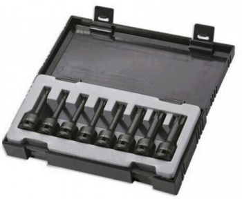 Set 8 imbusuri de impact tip Torx lungi JBM JB-52340 1/2 T25-T70 