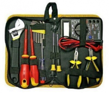 Set scule pentru electricieni 15 buc.cu multimetru Strend Pro CMT-05.0215 