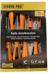 Set surubelnite Strend Pro SD9971 drepte si in cruce 8 piese Cr-V 