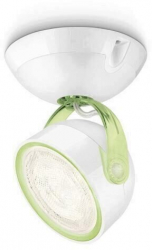 Spot Philips myLiving Dyna Green 4W lumina calda 2700K LED IP20