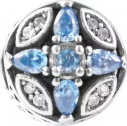 Talisman Blue Star Argint S925 cu cristale zirconiu 