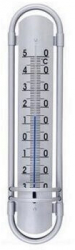 Termometru aluminiu de perete Strend Pr TM-180 Borderer 380x88x35 mm 