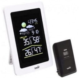 Termometru cu ceas Home HCW 26 digital afisare temperatura umiditate emitator extern 