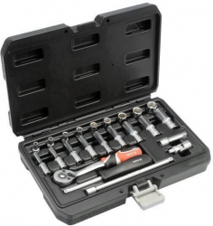 Trusa tubulare Yato YT-14451 23 piese 1/4 Cr-V 