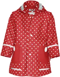 Pelerina de ploaie copii Playshoes Dots Rosu 140 cm 9-10 ani 