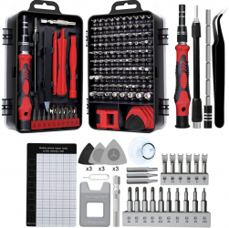 Set Surubelnita de Precizie extensibila 138 in 1 bits otel kit complet pentru electronice service telefoane trusa magnetica flexibila 