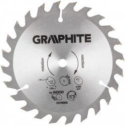 Disc circular vidia 24 dinti 150 mm Graphite 