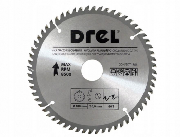 Disc circular vidia 60 dinti 180 mm Drel 