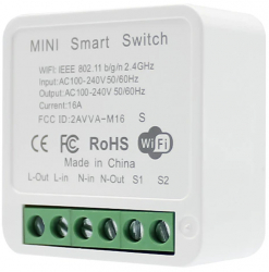 Mini releu inteligent smart WiFi DIY compatibil Tuya/SmartLife