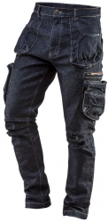 Pantaloni de lucru tip blugi cu 5 buzunare model Denim marimea XS/46 NEO 