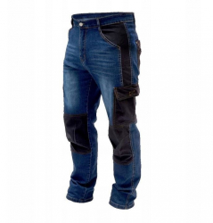 Pantaloni de lucru tip blugi slim fit model Denim marimea XXL/58 Dedra 