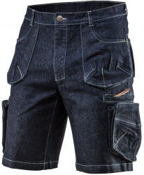 Pantaloni scurti de lucru tip blugi model Denim marimea XXL/56 NEO 