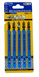 Panza lama fierastrau pendular pentru metal aluminiu HSS prindere tip T set 5 buc 132 mm Drel 