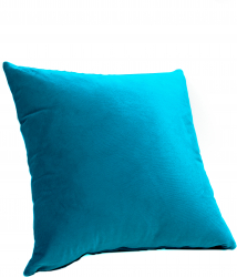 Perna decorativa din catifea turcoaz 45x45 cm