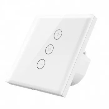 Intrerupator Smart Touch Techstar® V2 Wireless 2.4GHz Dimmer Sticla Securizata Design Modern Iluminare L 