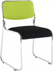 Scaun plasa verde negru Bulut 50x76x56 cm 