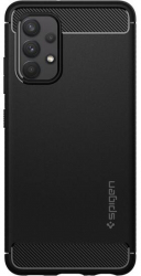 Husa Compatibila cu Samsung Galaxy A72 Spigen Rugged Armor Negru 