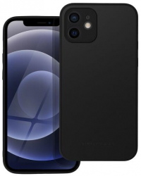 Husa Compatibila cu Apple iPhone 12 Roar Matte Glass Negru 