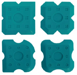 Kit aplicator din silicon 4buc. - BIHUI-STAK4