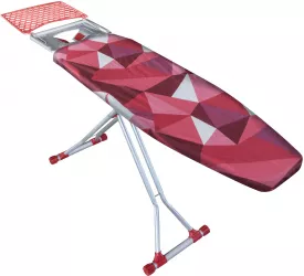 Masa de calcat ZILAN ARGENTO ZLN-3499 suprafata de lucru 118x42 cm blat metalic suport pentru fierul de calcat suport rufe 