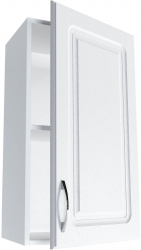 Corp superior de bucatarie Sani Kvadric 30x72 cm Alb MDF 