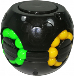 Jucarie antistres bila Rubik plastic negru 