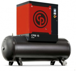 Chicago Pneumatic - Compresor aer cu surub CPM10 DX 10 bar 996l/min rezervor aer 270l 400V/Hz 7.5kW 4152022993 
