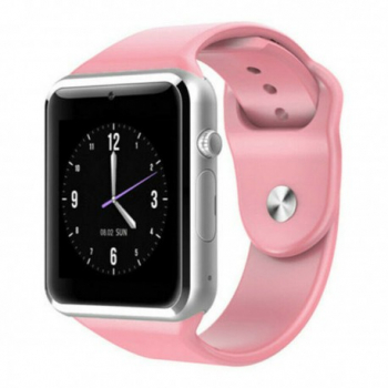 Ceas Smartwatch Techstar® A1 Camera Foto Ecran 1.54inch Bluetooth Compatibil SIM si MicroSD Apelare Roz 
