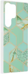 Husa de protectie compatibila cu Samsung Galaxy S23 Ultra PU Verde 